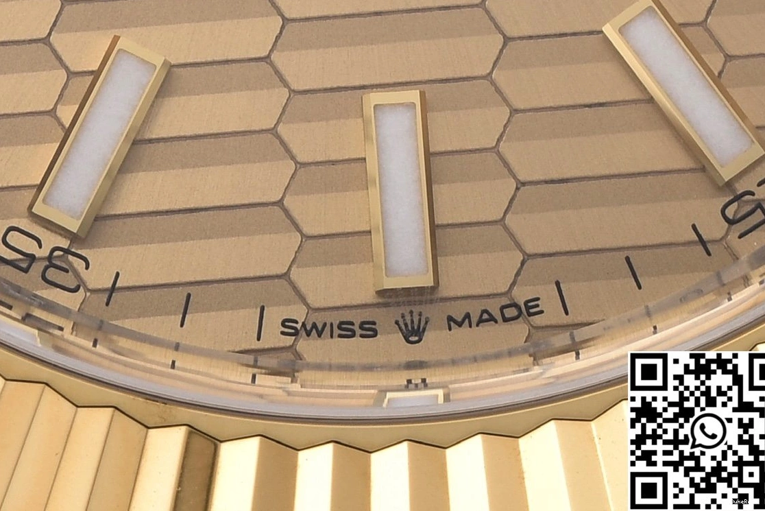 Clean M126333 Dial Factory Motif Rolex Gold Datejust 1016